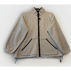 Adult Alpine Tek‎ by Palmettos Full Zip Fleece Jacket Coat Size Large Beige